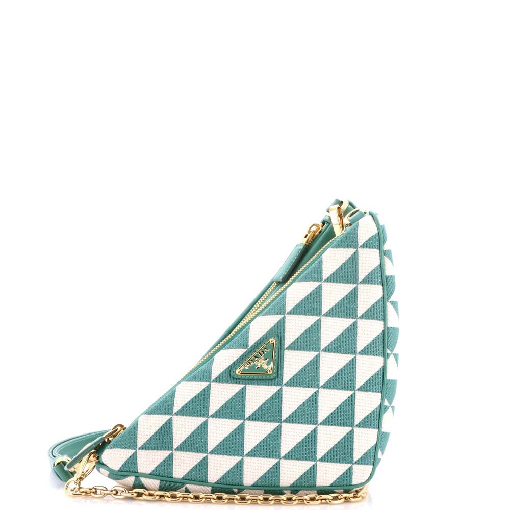 Prada Double Symbole Triangle Bag #348383P21B